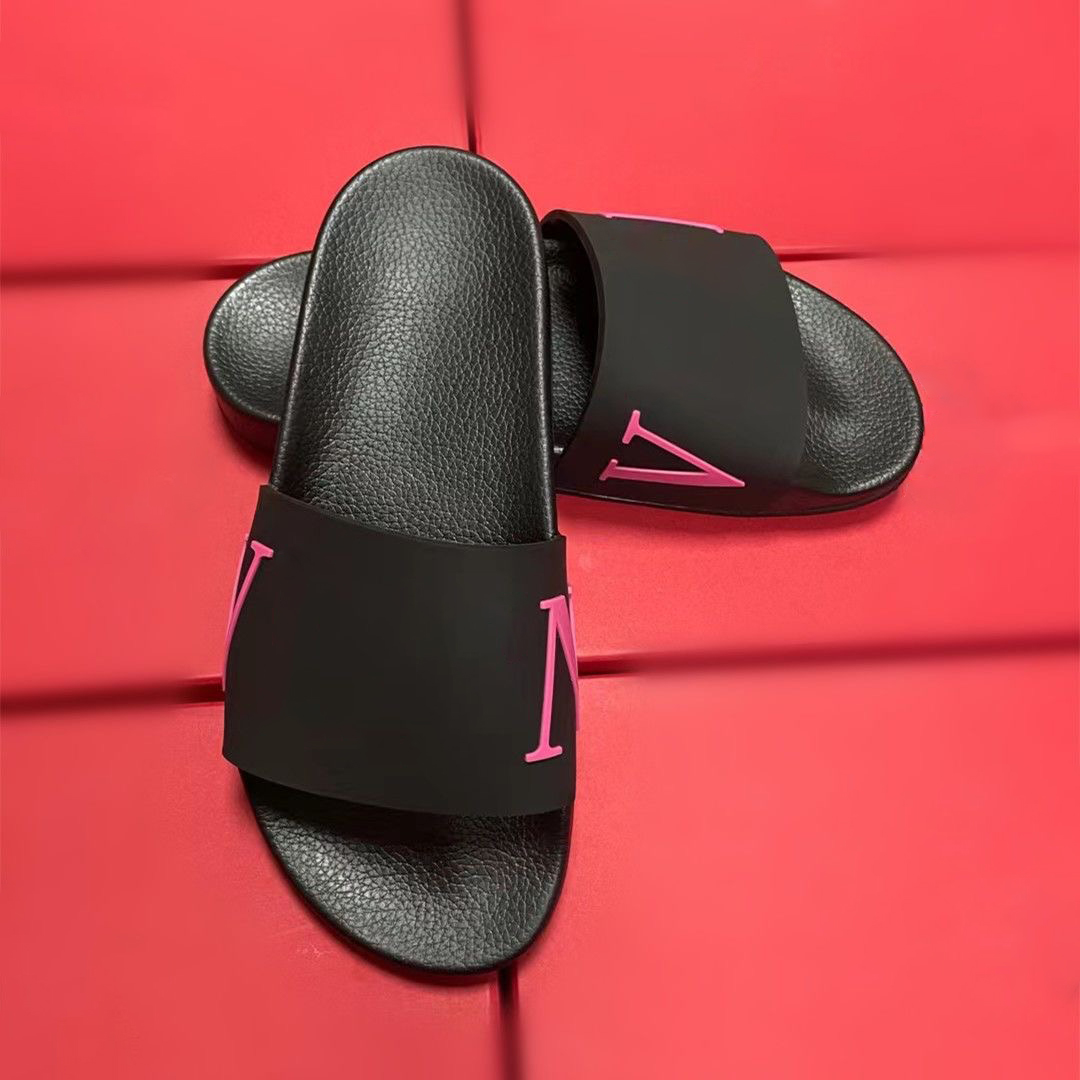 2023 Men Women Slippers slipper Slide Summer Fashion Wide Flat Sandals Indoor Flip Flop With Box Size EUR 36-46