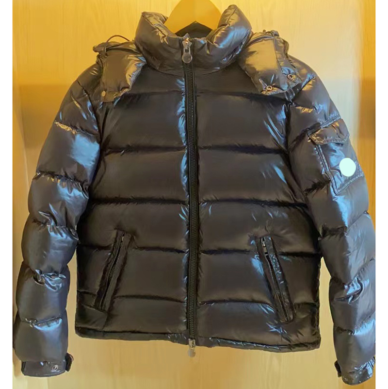 designers classic style down jacket with hooded down jacket paired with nfc Grey inner layer mens jacket embroidered armband winter jacket