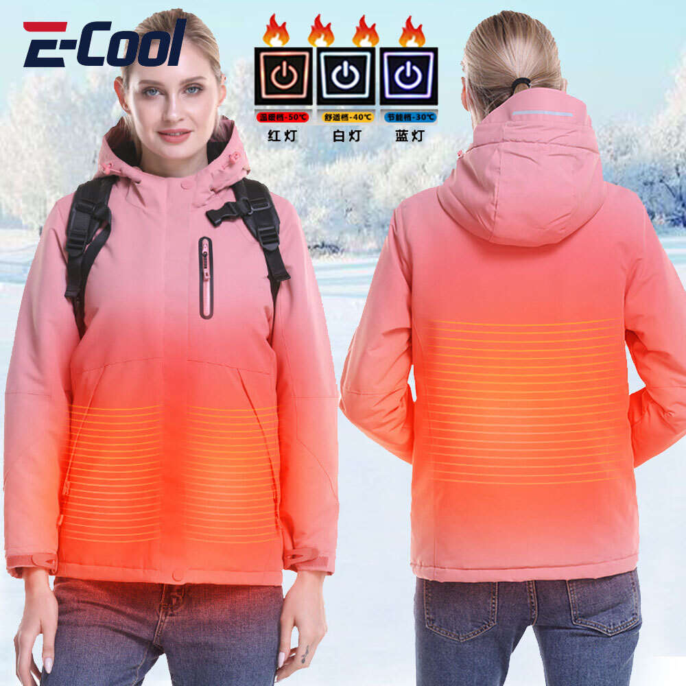 Giacca riscaldata da uomo Parka da donna Gilet Autunno Inverno Ciclismo Cappotto elettrico USB caldo Gilet sportivi all'aria aperta per la caccia