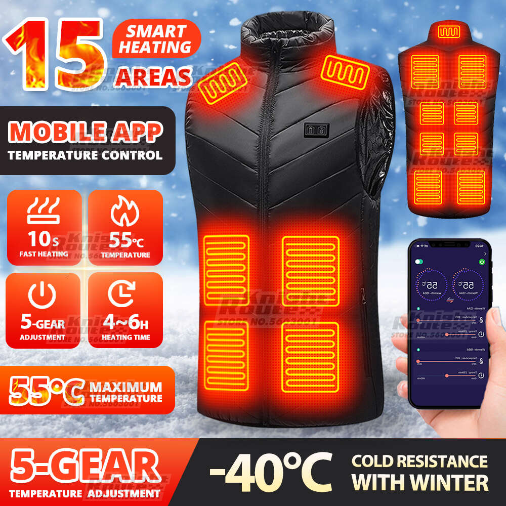 11 Areas Self Heated Vest Man Men's Heating Jacket Heated Usb Powered Body Warm Heating Thermal Vest Women Winter Clothing