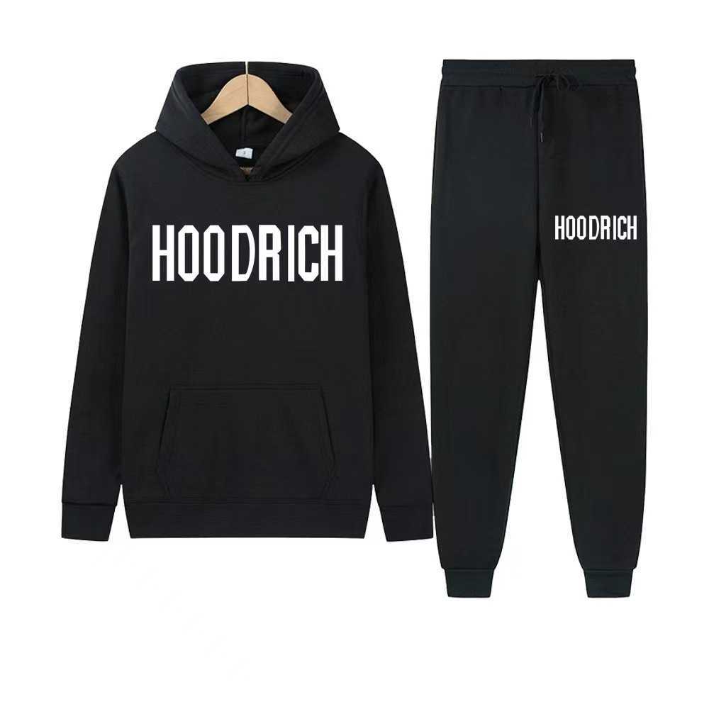 Designerkläder Mens Hoodies Sweatshirts 2023 Winter Sports Hoodie For Men Hoodrich Tracksuit Letter Handduk broderad tröja