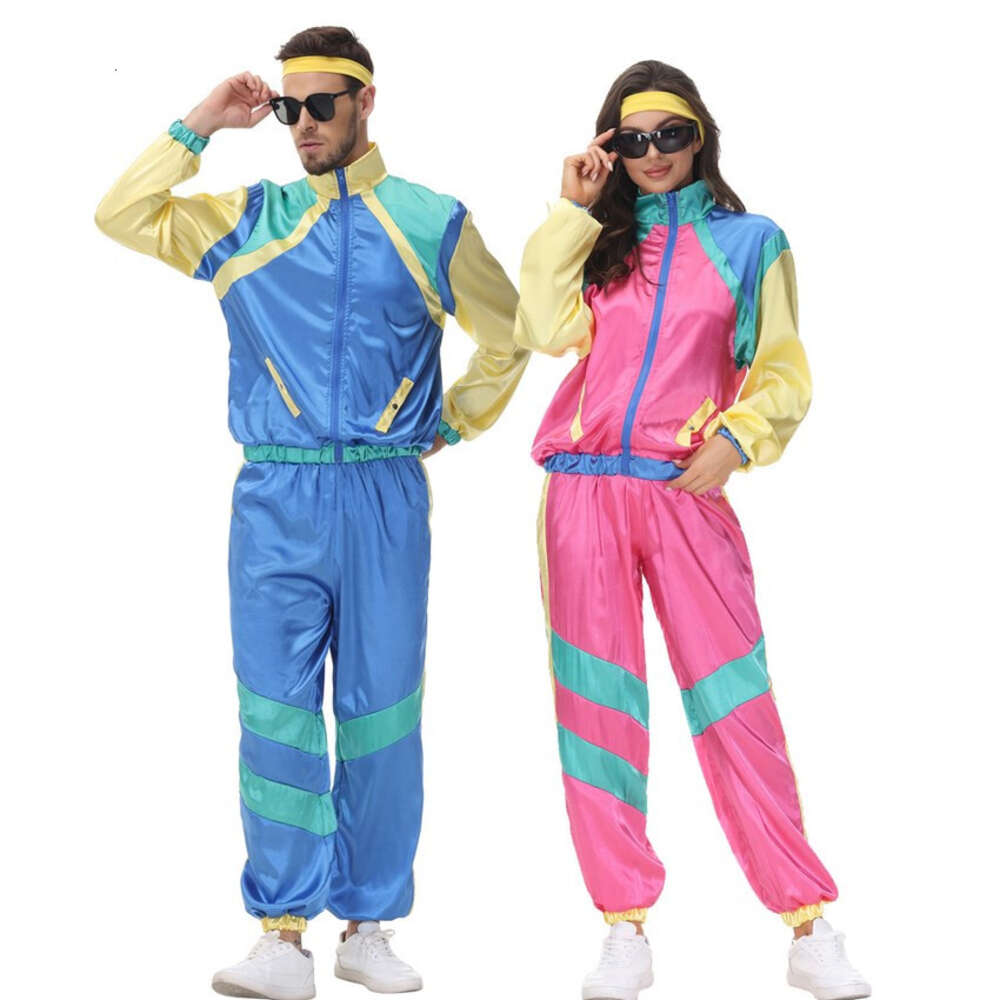 Women Men Cosplay Hippie Costume Vintage S Hip Hop Disco Clothing