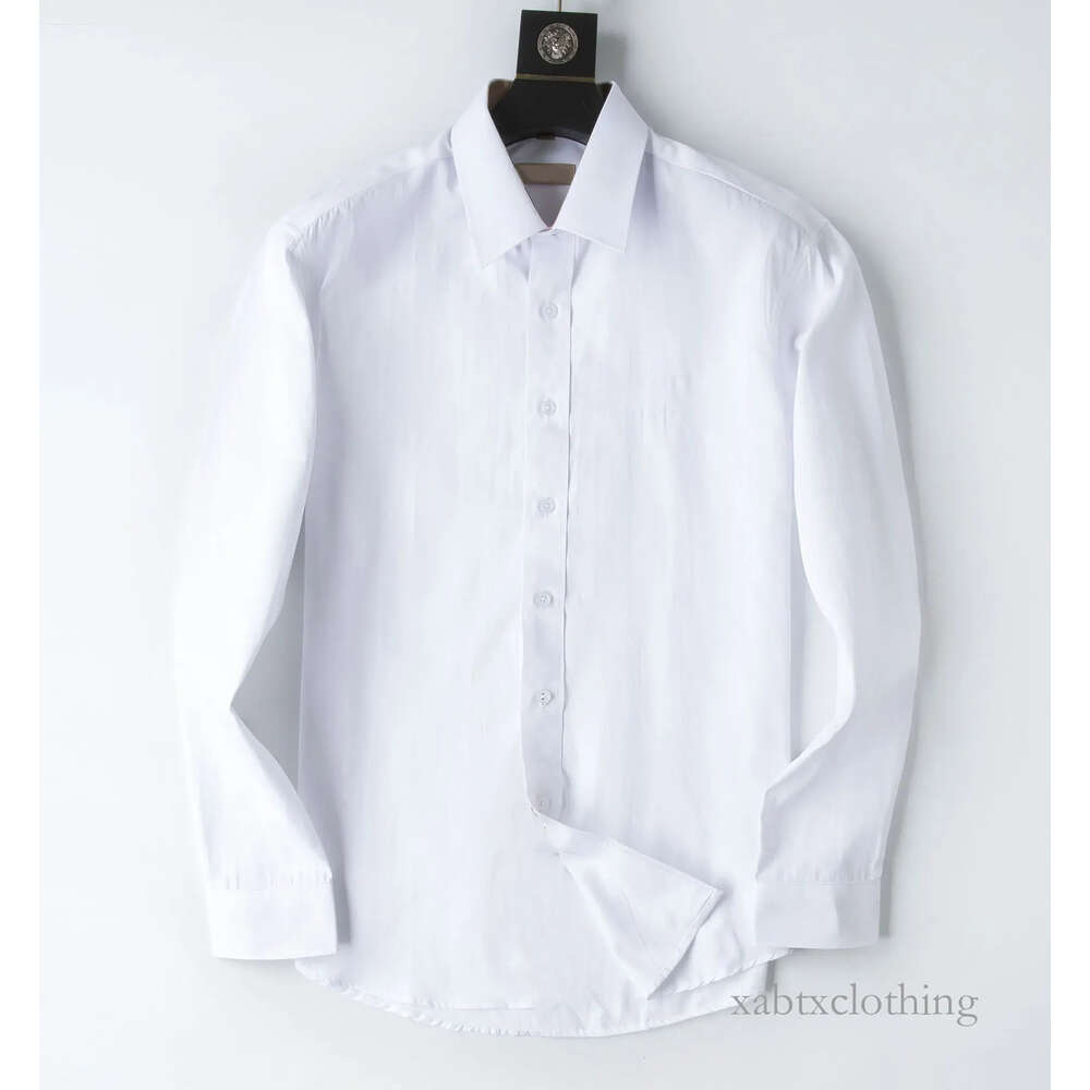 Дизайнерский бренд, мужская деловая клетчатая повседневная рубашка, мужская рубашка с длинным рукавом в полоску, приталенная, camisa masculina, социальные мужские рубашки, новая модная рубашка Burrberry