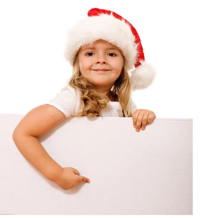 Christmas Hats Santa's Hat High-grade long plush Christmas Santa Claus Hat Cute Adults/KIds Christmas Cosplay Christmas Party Hats