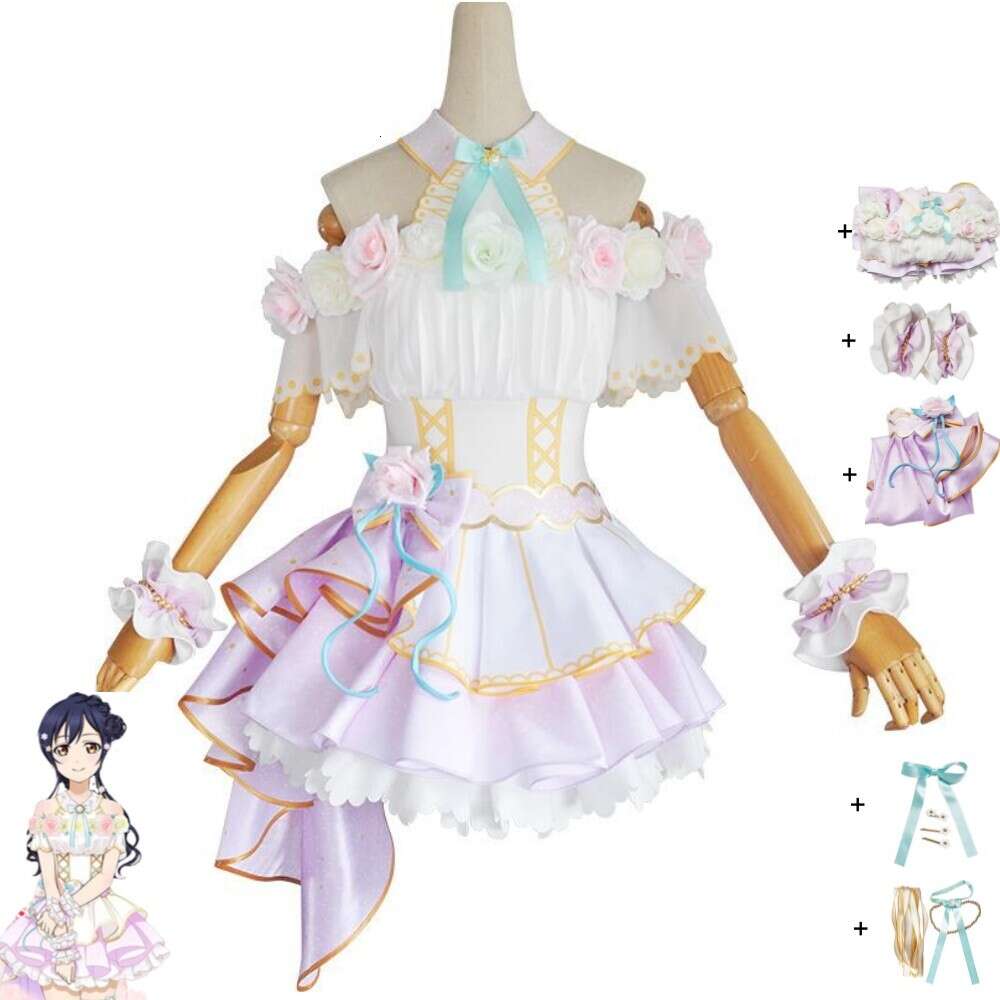 Cosplay Anime Lovelive Love Live S Festival dei fiori Sonoda Umi Costume cosplay Abito donna sexy uniforme Hallowen Gioco di ruolo