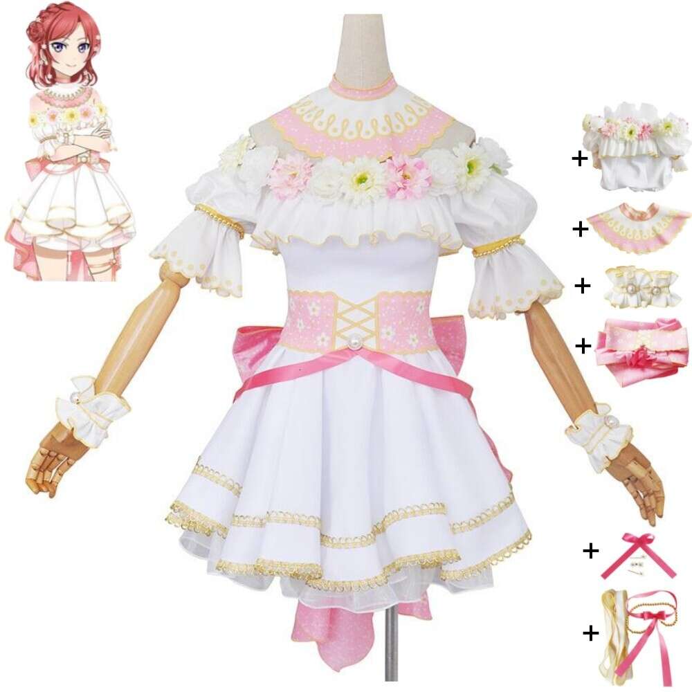 Cosplay Anime S Çiçek Festivali Maki Nishikino Lovelive Okul Idol Projesi Love Love Cosplay Cosplay Costume Hallowen Seksi Kadın Elbise Takım