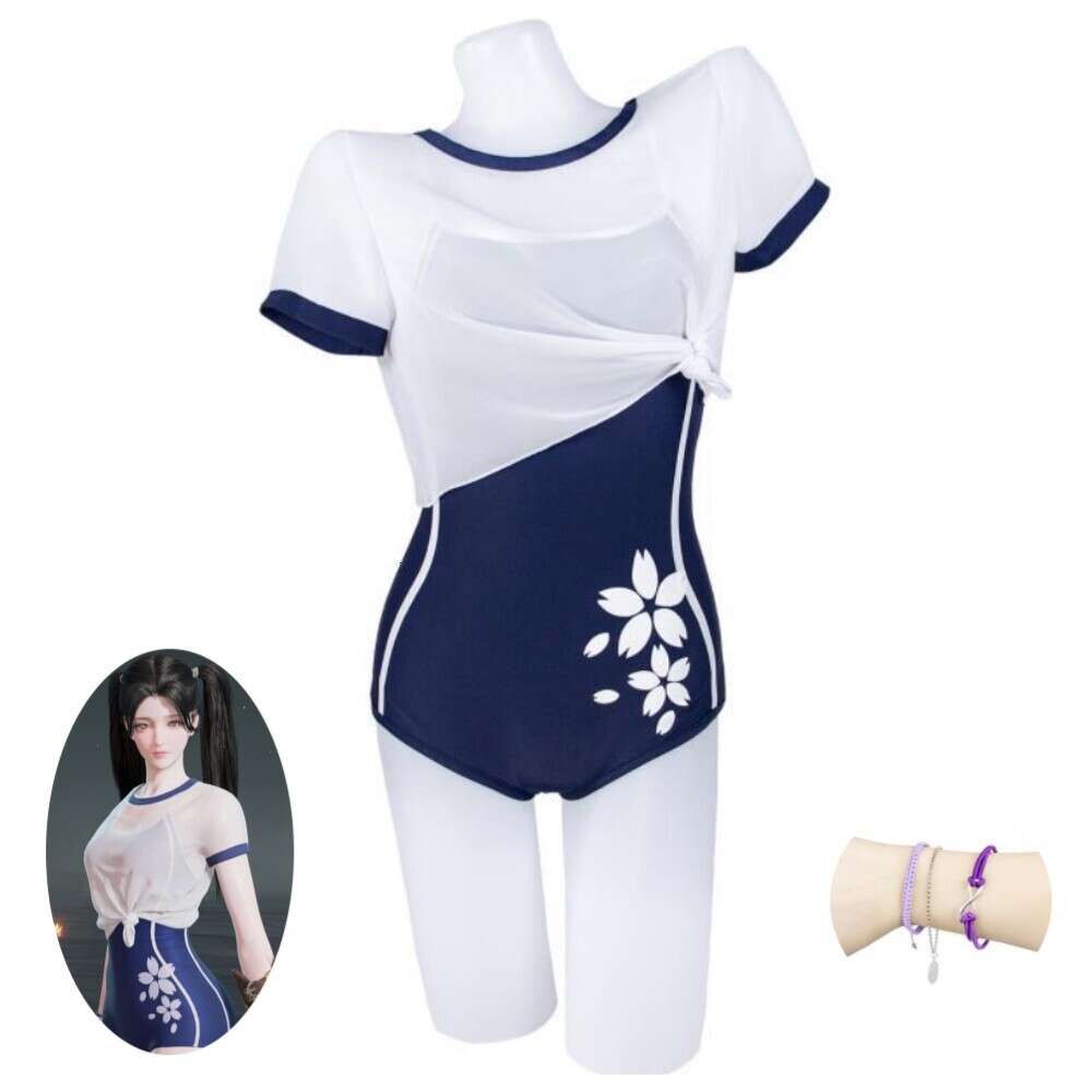 Cosplay Game Naraka Bladepoint Tsuchimikado Hutao Kurumi Hu Tao Cosplay Costume Anime Sexy Woman Swimwear Bathsuit Halloween Suit