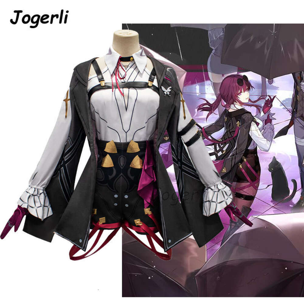 Honkai Star Rail Kafka Fantasias Cosplay Jogo Anime Mulheres Coser Roleplay Terno Peruca Roupas Vestido