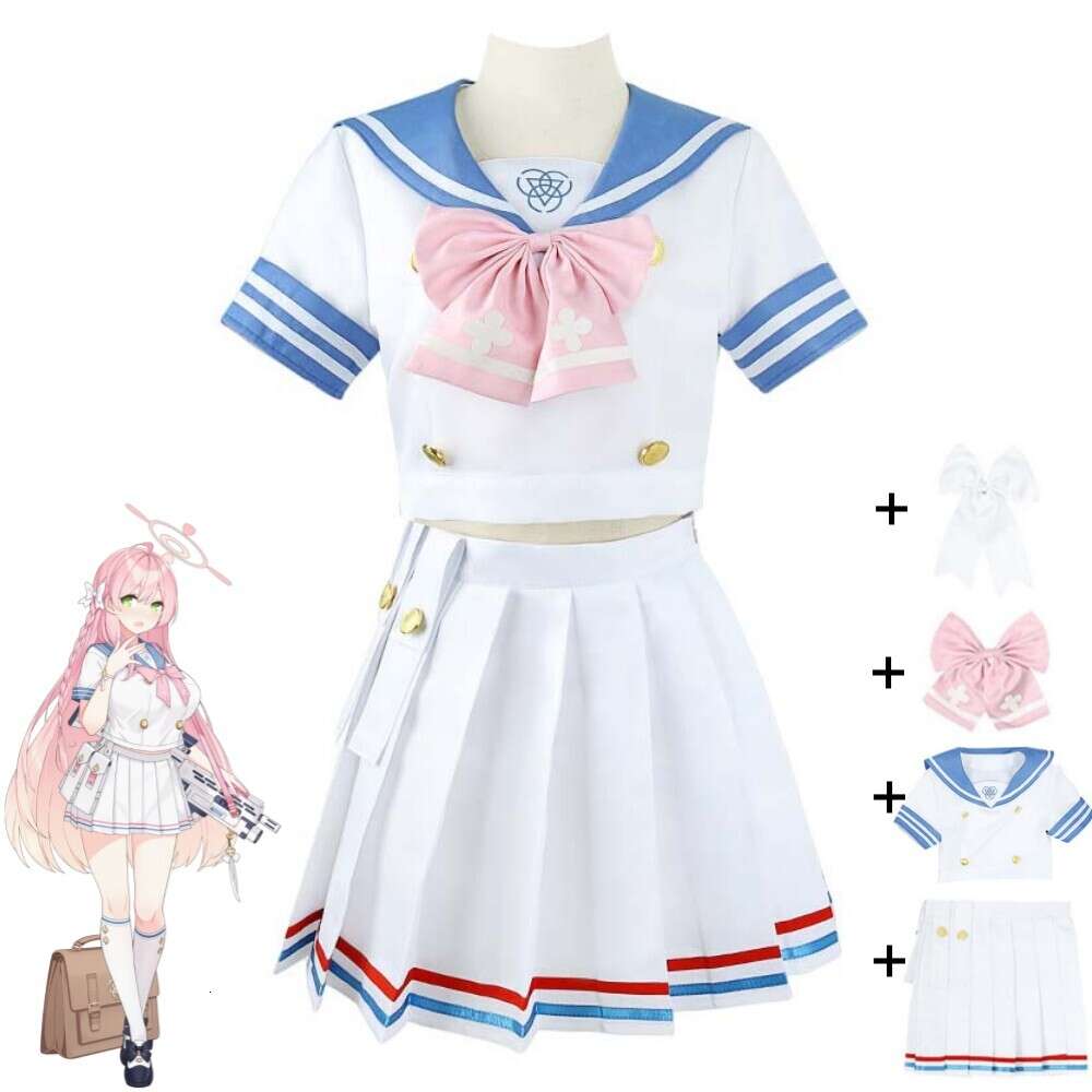 Cosplay Game Blue Archive Project MX Urawa Hanako Cosplay Costume Anime Trinity General School Student JK Sailor Uniform Hallowen Suit