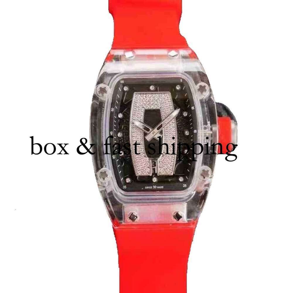 RM07-02 برميل المصمم البلوري AAAA WRISTWATCH CASE الميكانيكا الميكانيكا Milles Wristwatch Automatic Richa Watches Watches بالكامل 847