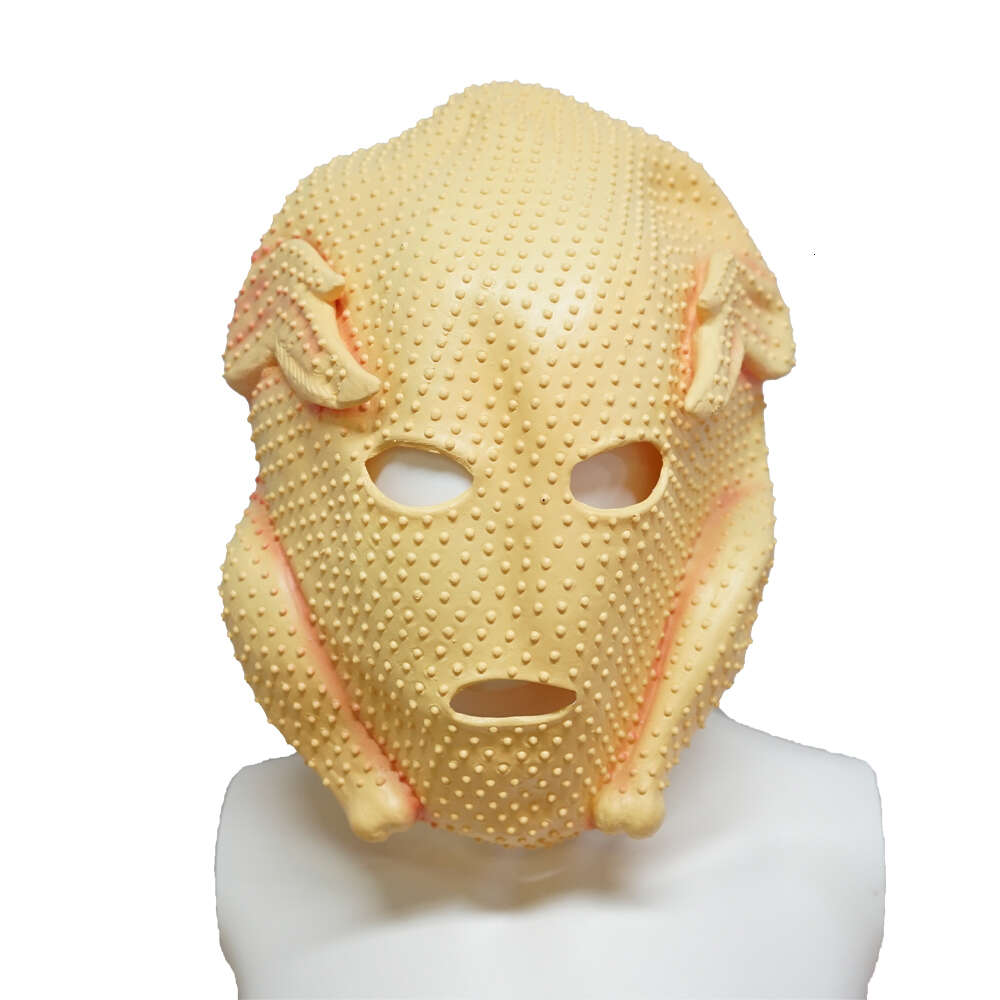 cosplay Eraspooky Pasqua Divertente Tacchino Faccia Animale Maschera in lattice per adulti Pollo Cosplay Copricapo Halloween Carnevale Festa Propscosplaycosplay