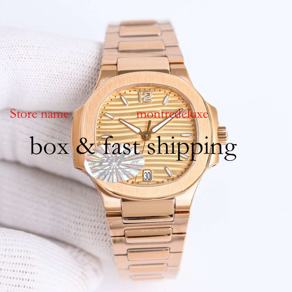 Women's Watches Pp7118 35.2Mm Cal324c 8Mm Mens Automatic Watches For Nautilus Business Classic Clock Stainless Steel Wrist Sj314792 montres de luxe