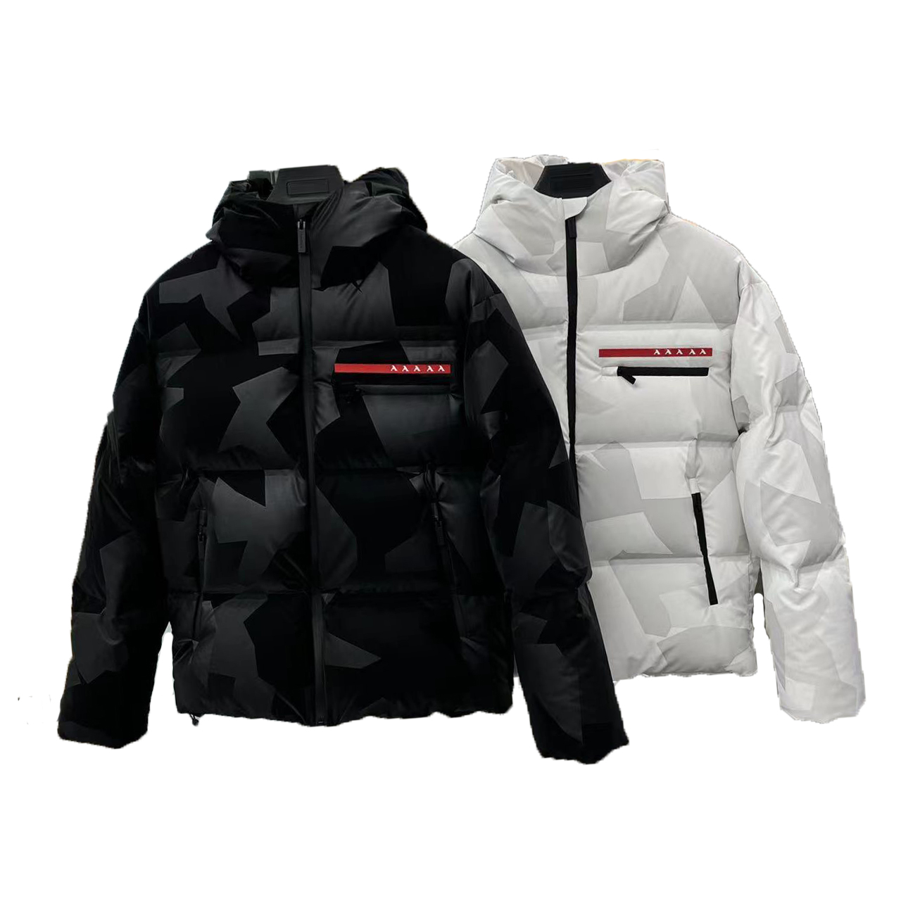 뜨거운 판매 이탈리아 유명한 남자 거위 다운 자켓 위장 노스 겨울 코트 Linea Rossa Red Label Limited 시리즈 편안하고 따뜻한 재킷 남자