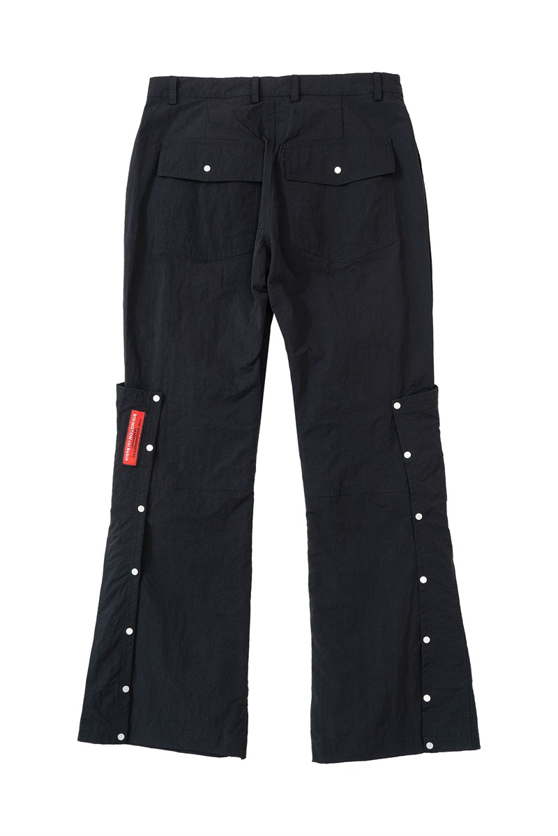 Rrr123 Vintage Flares Pants Overalls Multi Buttons Pockets Unisex Trouser Retro Man Women Sweatpants Mans Cargo Pant Oversized Emergency Prayer Trousers