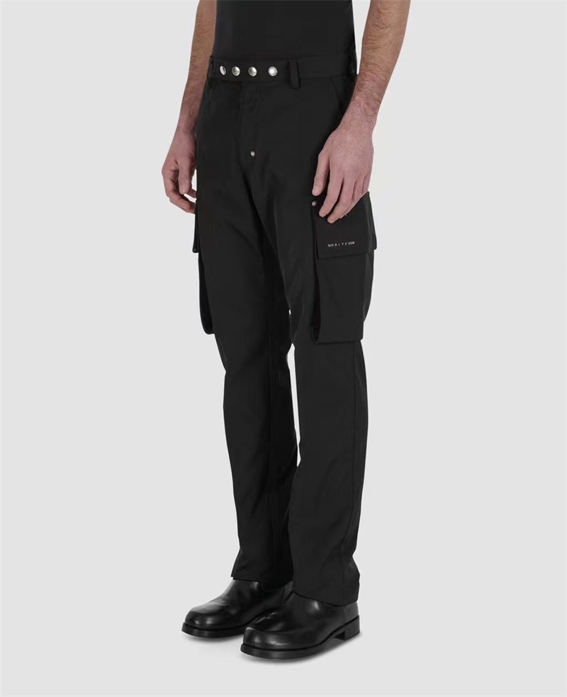 Alyx 9sm Cargo Pant Overalls Mulit Taschen Hosen Männer Casual Fit Männer Einfarbig Blank Schwarz Designer Overalls Volle Länge Gerade Unisex Plus Größe Hosen