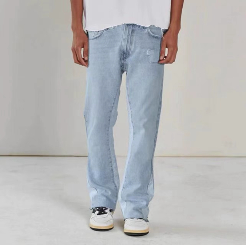 Jeans da uomo Aakyurself Pantaloni in denim Blank Designer Svasato Tousers Pantaloni vintage Pantaloni da uomo Pantaloni sportivi retrò Tute da strada oversize Jeans da donna taglie forti