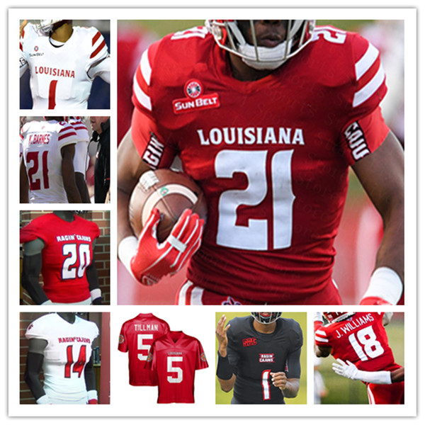 Louisiana Ragin' Cajuns College Football Jerseys Chandler Fields Ben Woold