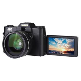 Kamery cyfrowe 4K Mini 48MP Micro Single Vlogging 30fps Wi-Fi 16X Zoom Zoom kamera wideo