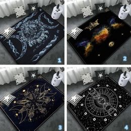 Teppiche Altar Magic Moon Wicca Satanic Area Rug Goth Decor Spooky Stars And Ocacult Living Room Carpet Witchcraft Supplies Alfombra