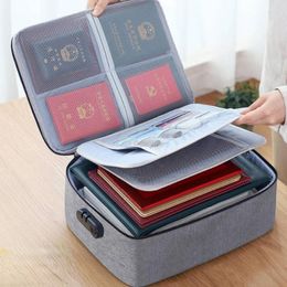 Opbergtassen met grote capaciteit kaartpakket document multifunctionele huishoudelijke gelaagde reiszak slaapzaal essentieel