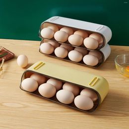 Opslagflessen Eierdoos anti-drop koelkast huishouden stapelbaar ontwerp langdurige keuken organisator houder voor thuis