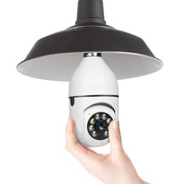 Câmera de lâmpada wifi sem fio 5G 8MP 4K 360 ﾰ Câmera de lâmpada HD Mini Câmera LED LED Sensor Night Vision Câmera Smart Home Câmera IP