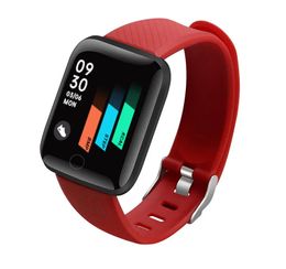 116Plus Smart Watch Men Pressão arbitutária Smartwatch Freqüência feminina Monitor de freqüência de fitness Assista Sport para Android iOS