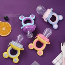 Baby smocifier Soothers Silikon Fruit Feeder BPA Dai dostarcza żywność smocz dla dzieci zabawki