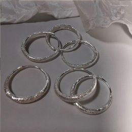 Bengelen oorbellen verzilverde witte flits eenvoudig voor vrouwen oorgesplit bruiloft feest cadeau mode sieraden accessoires