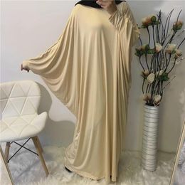 Etnische kleding Eid moslim hijab jurk gebedskleding jilbab batwing een stuk Abaya Dubai Ramadan Khimar Abayas voor vrouwelijke islamitische kleding