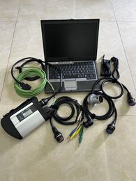 Auto diagnostisch scantool voor Mercedes Cars Trucks Programmering SD Connect Compact 4 MB Star Diagnose met software HDD SSD in D630 laptop klaar voor gebruik