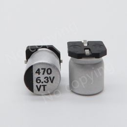 6.3V470UF 6*7 SMD -chip aluminium elektrolytisk kondensator