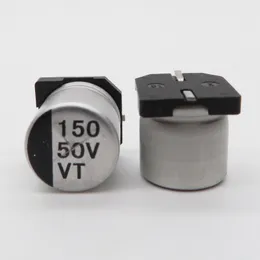 50v150uf 8*10 SMD -chip aluminium elektrolytisk kondensator