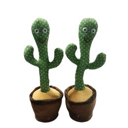 Taniec kaktus powtarzający się gadający zabawka elektroniczna zabawka bateria USB ładowanie wczesna edukacja interesująca zabawka