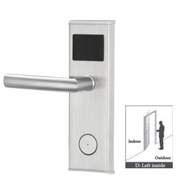 Hotel electronic cabinet mortise door lock with USA standard 5-lock Tongue Structure Core