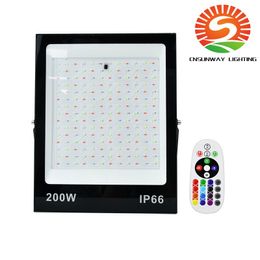 30W 50W 100W 200W LED LED ILLUCHINI RGB con remoti LED SMD2835 Outdoore Waterproof Garden Home DECORATIVE LUCI
