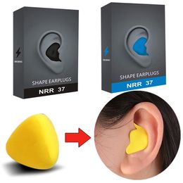 デザインの耳栓1ペアは、縮小する柔らかい睡眠耳のキャップのための防音耳栓をブロックするノイズノイズ