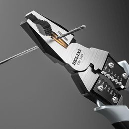 Multifunction Pliers Combination Plier Stripper Crimper Cutter Heavy Duty Wire Diagonal Pliers Hand Tools 7inch 9 inch