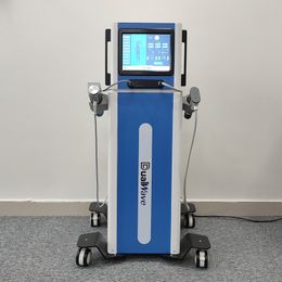 Health Gadgets Vertical 2 in 1 shockwave therapy machine electromagnetic and Pneumatic system extracorporeal shock wave device
