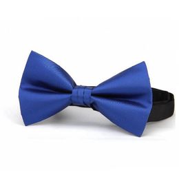solid bow tie for men adult butterfly male wedding evening party neckwear black red blue bowknot 2pcs/lot