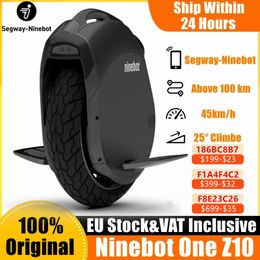 Pré-venda Ninebot Segway One Z10 Auto-equilíbrio Scooter Unicycle elétrico 1800W Velocidade do motor 45 km/h Handelim, inclusive o IVA