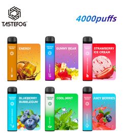 QK TASTEFOG 2022 Vape Pil Şarj Edilebilir E-Cigarette Starter-Kits Pod 4000 Puf Fabrika Toptan