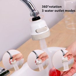 Sublimation 3 Modes Faucet Aerator Moveable Flexible Tap Head Shower Diffuser Rotatable Nozzle Adjustable Booster Faucet Kitchen Accessories