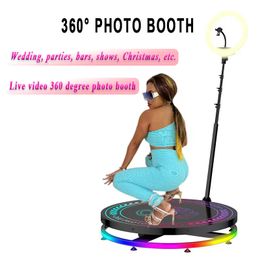 Portable Selfie Apparel 360 Spinner Degree Platform Business Photobooth Camera Vending Machine Video Booth 360 Photo Booth For Events Party