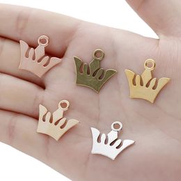 Bulk 500pcs Crown Charms Wiselant 20x18 mm Dobry do biżuterii tworzących ręcznie wykonane rzemiosło