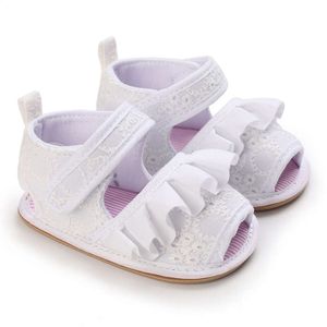 0-18m bébé préscolaire Sandales d'été mignon princesse décontractée en caoutchouc doux semelle antidérapante pour les chaussures de marche en plein air l2405