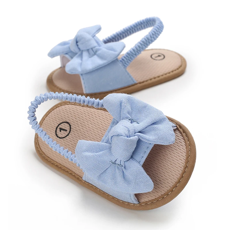 0-18m summer newborn girl baby boy sandals butterfly flat bottom cork shoes in a variety of good-looking colors