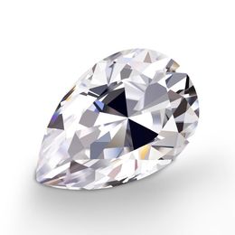 0 1Ct-6 0Ct1 5 3MM-10 14MM peer geslepen met certificaat D F kleur VVS duidelijkheid Moissanite steen 3EX geslepen losse diamant voor setting279F