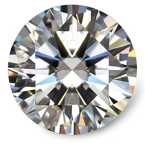 0,1ct ~ 8,0ct (3,0 mm ~ 13,0 mm) D / f couleur VVS Rond Brillant Cut Moissanite avec un certificat Test Positive Loose Diamond