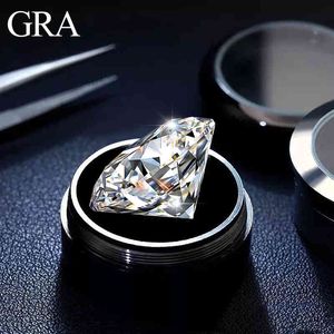 0,1ct op 8ct D kleur vvs1 ronde vorm moissanite stenen briljant cut pass diamant tester losse edelsteen voor vrouwen sieraden edelsteen